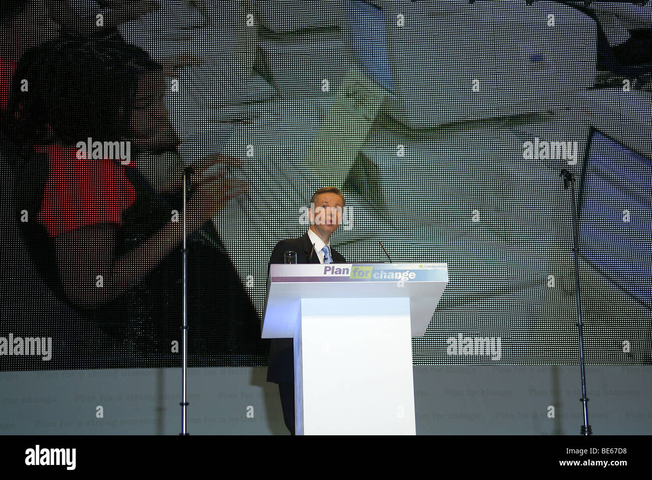 MICHAEL GOVE MP SHADOW MINISTRE DE L'ÉDUCATION 30 septembre 2008 LA CPI BIRMINGHAM ENGLAND Banque D'Images