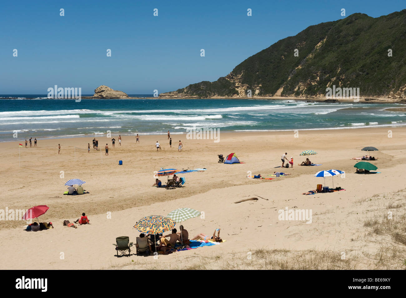 Plage de Gericke's Point, parc national de Wilderness, Garden Route, South Africa Banque D'Images