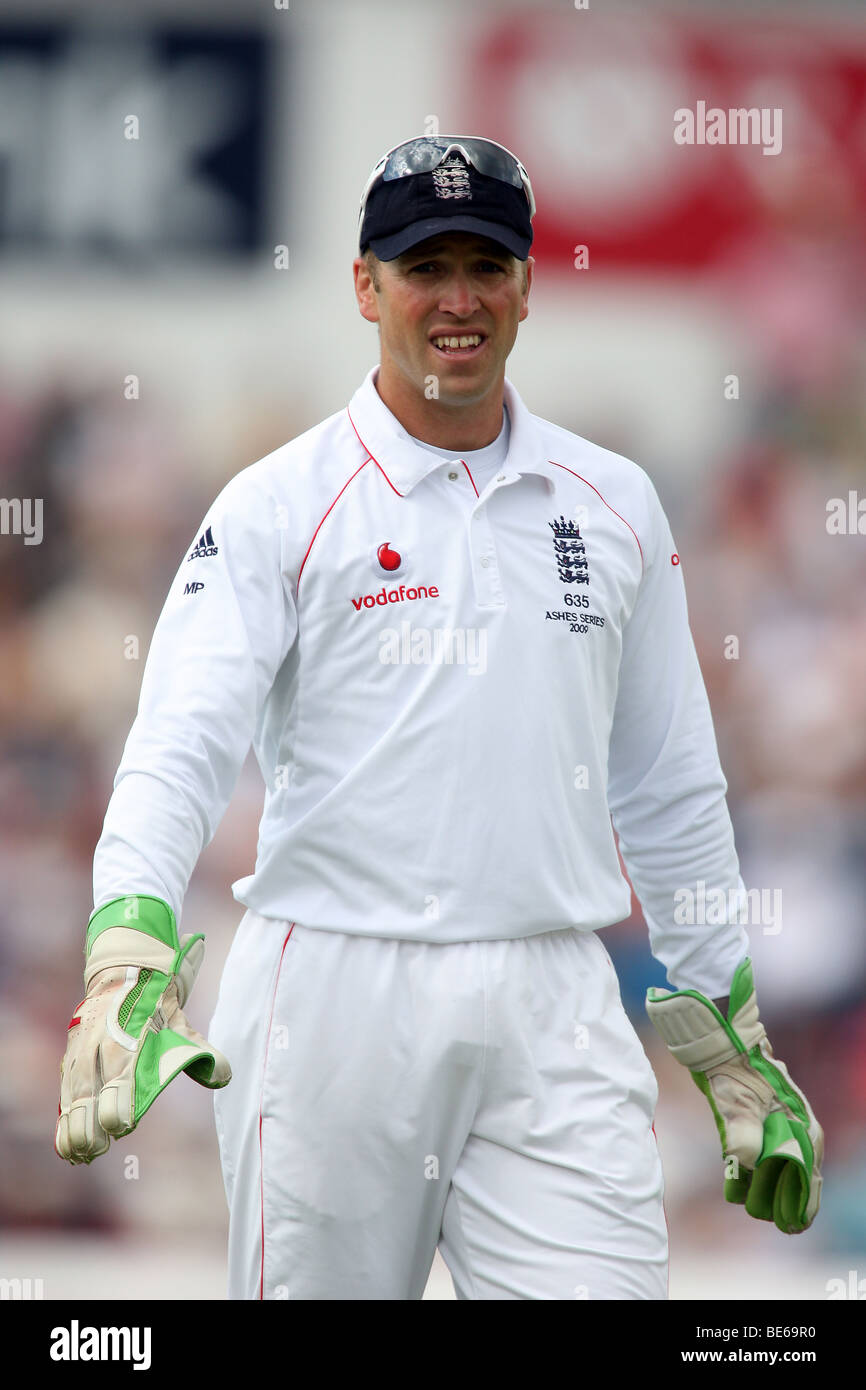 MATTHEW PRIOR ANGLETERRE & SUSSEX ANGLETERRE LEEDS HEADINGLEY CCC 07 Août 2009 Banque D'Images