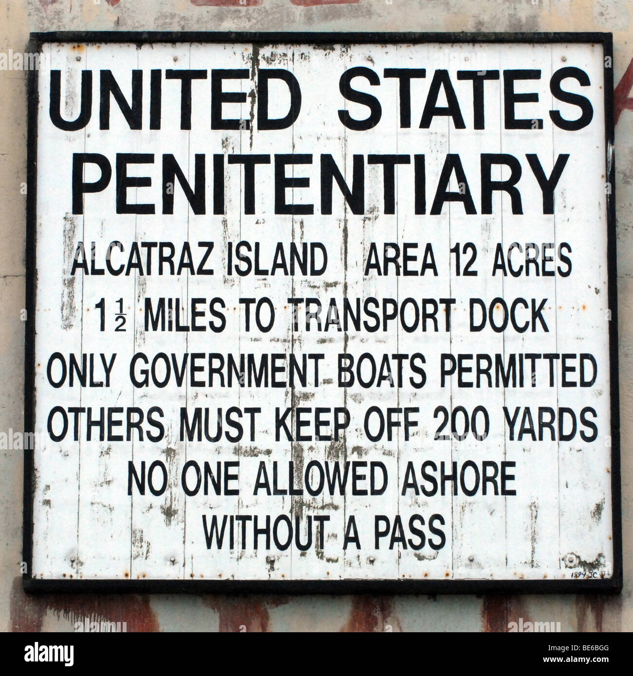 Bienvenue sur alcatraz Banque de photographies et d’images à haute ...