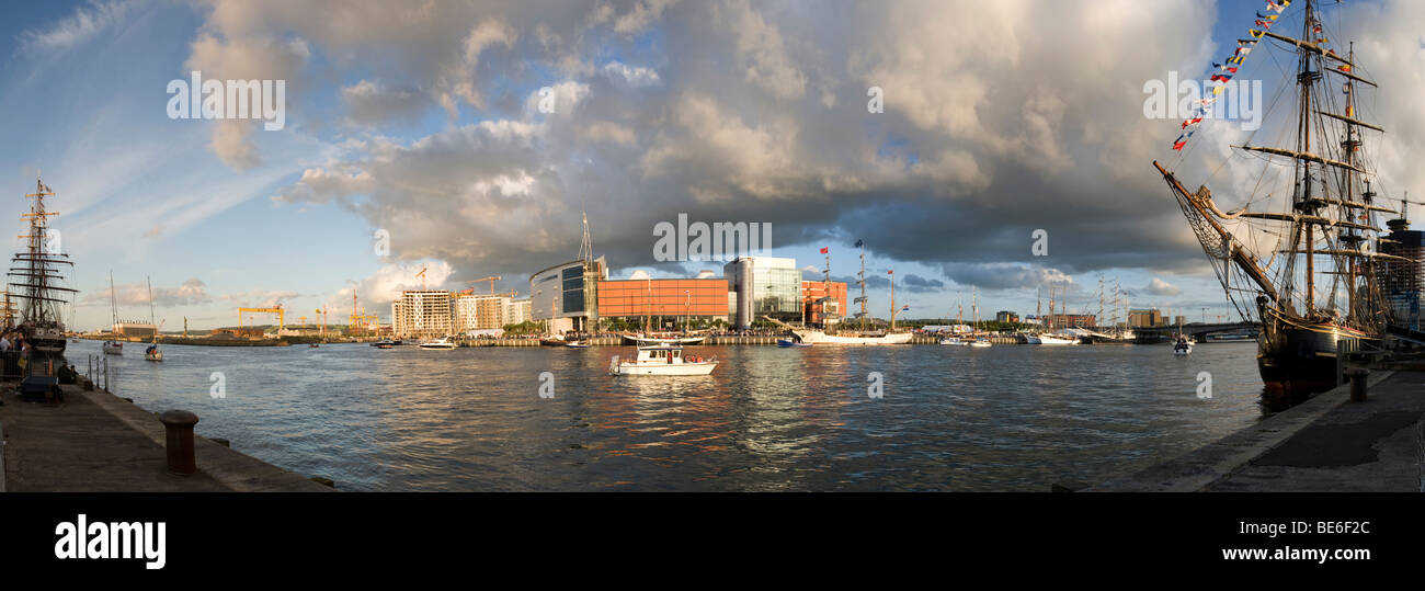 Tall Ships visiter Belfast Août 2009 Banque D'Images