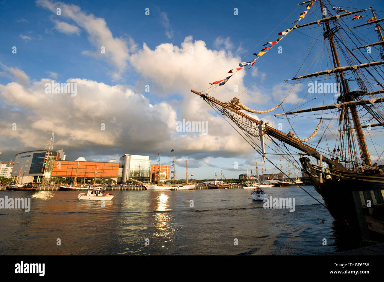 Tall Ships visiter Belfast Août 2009 Banque D'Images
