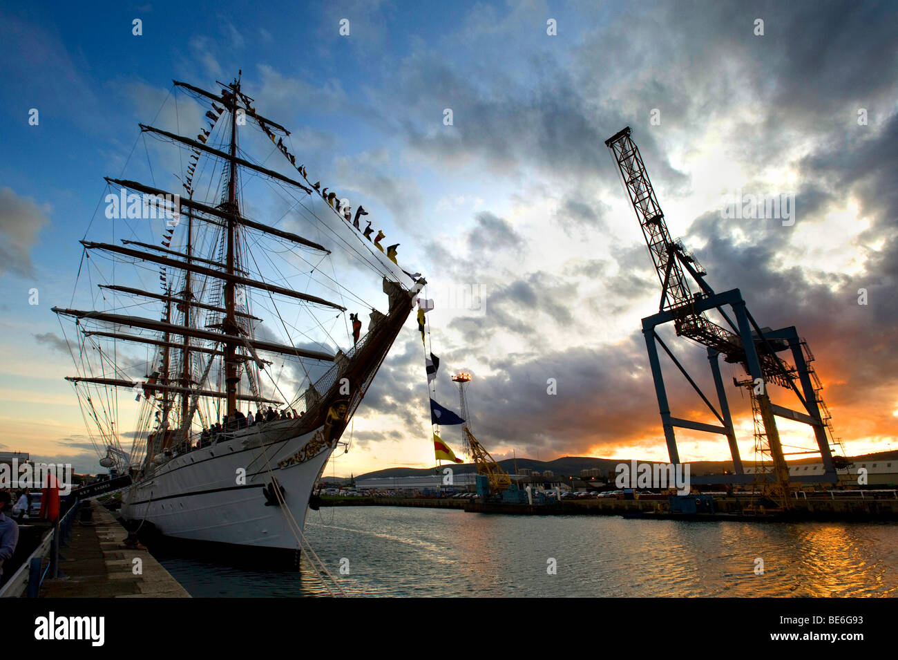 Tall Ships visiter Belfast Août 2009 Banque D'Images