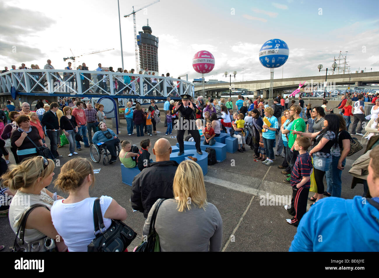 Tall Ships visiter Belfast Août 2009 Banque D'Images