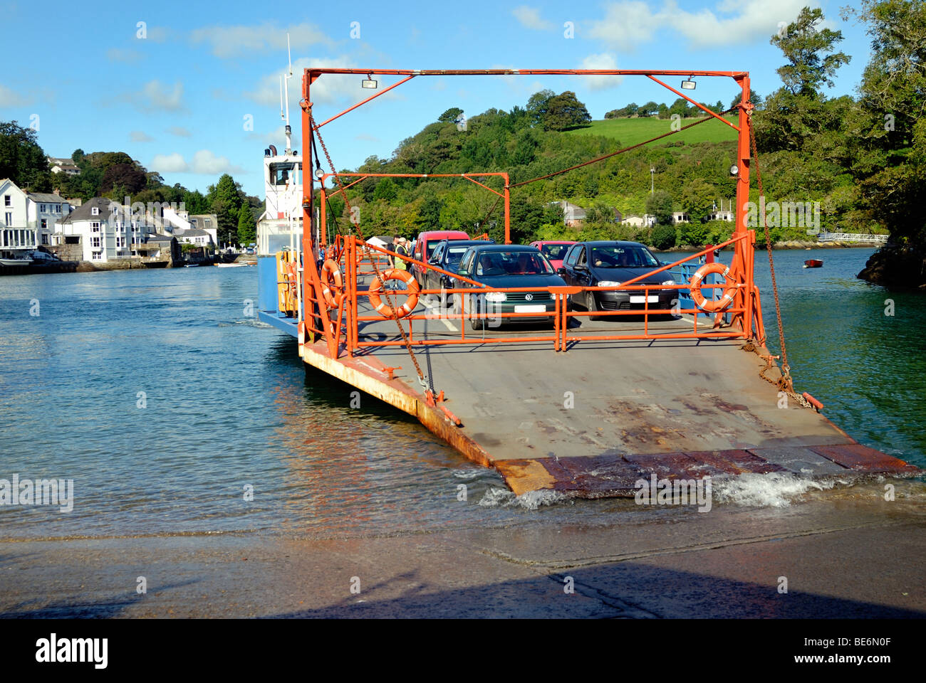 Le traversier à Fowey Cornwall Banque D'Images