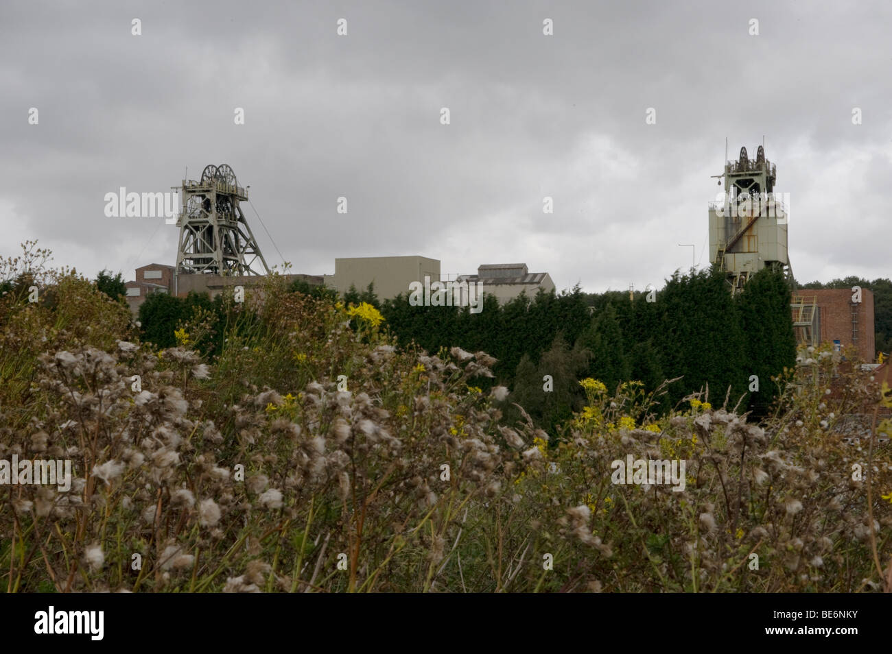 La mine de Welbeck, la dernière mine de charbon profondes dans le Lancashire, Grande-Bretagne Banque D'Images