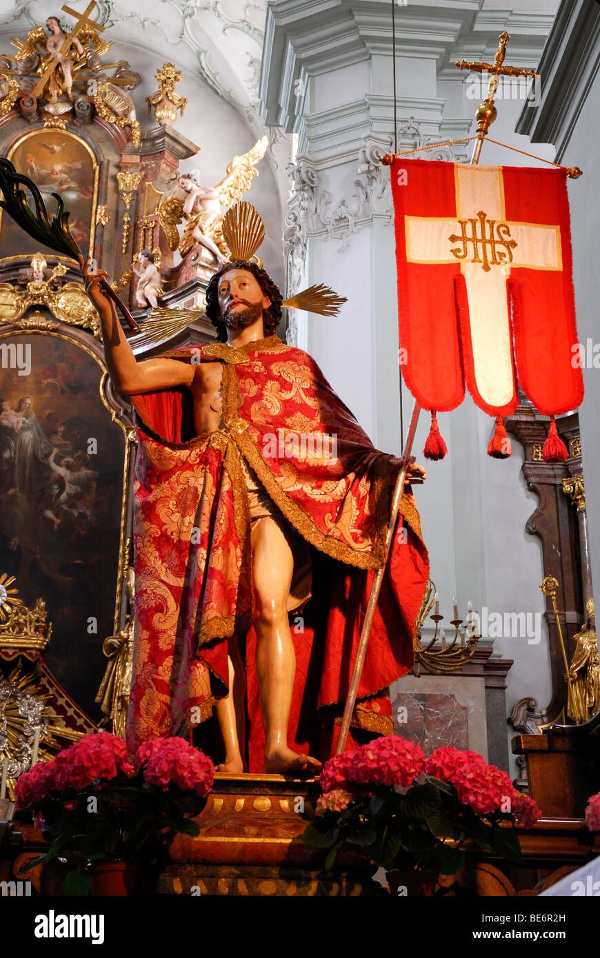 L'autel de l'église de Saint Pierre, vieille ville, Salzburg, Salzburger Land, de l'état Autriche, Europe Banque D'Images