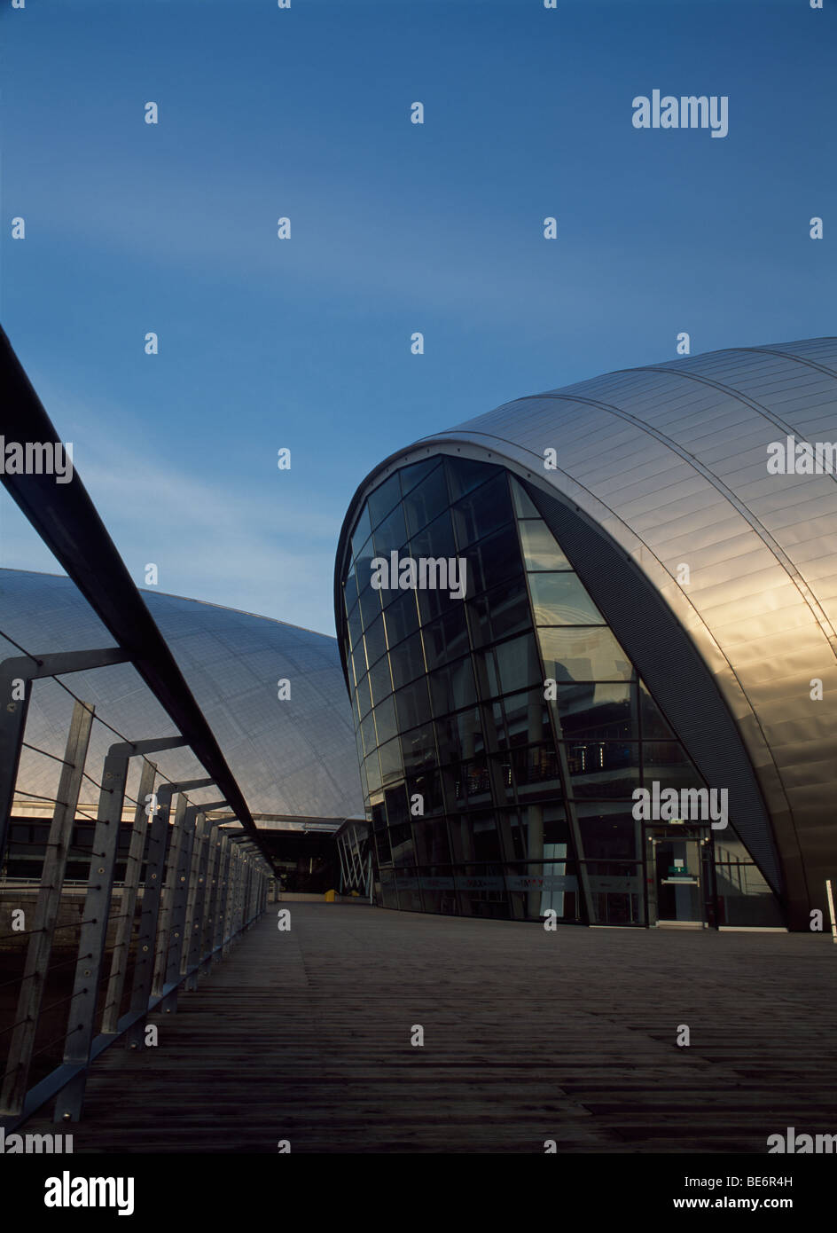 Bâtiment à l'IMAX du Musée des sciences de Glasgow, Ecosse Banque D'Images