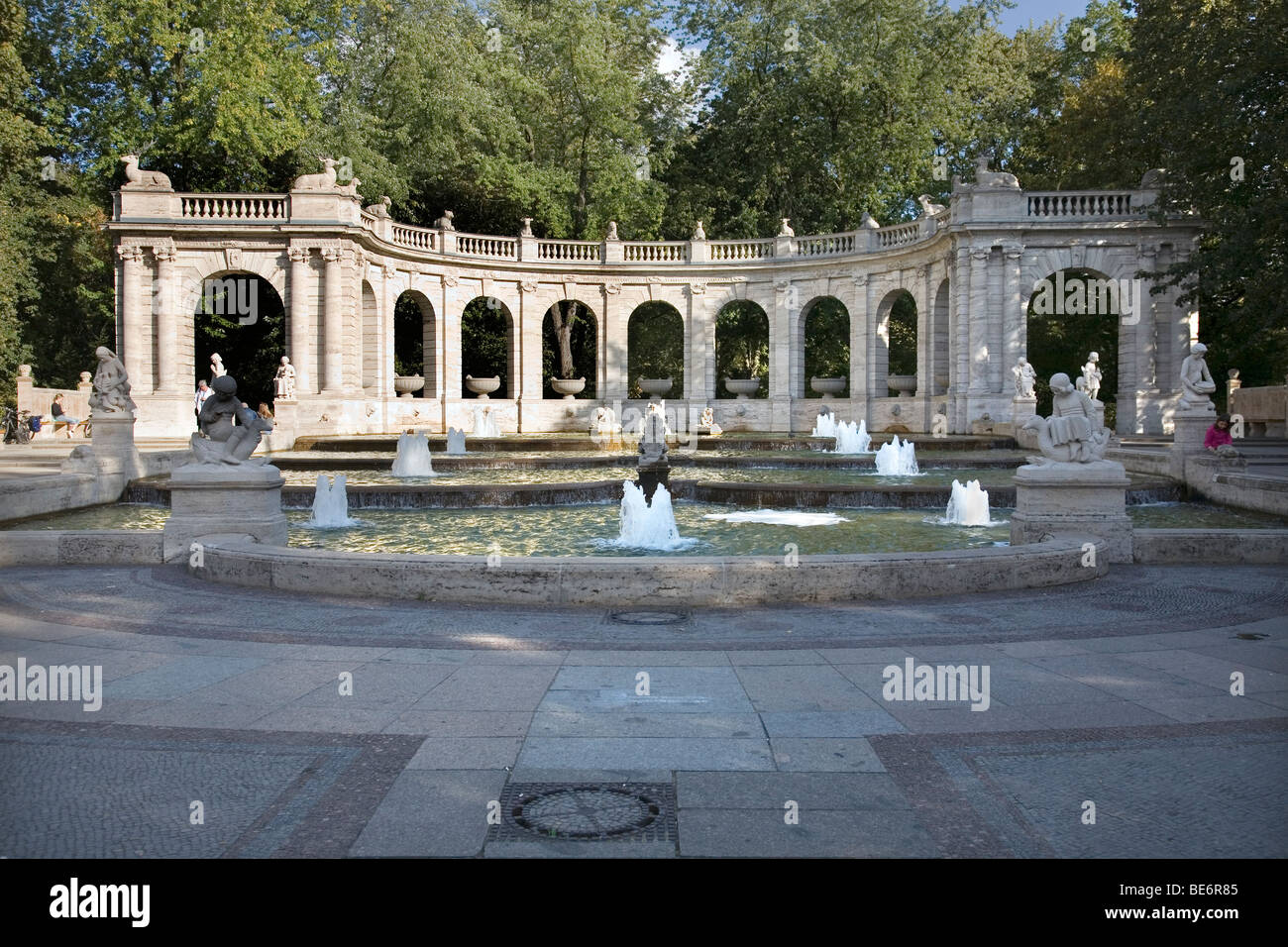 Maerchenbrunnen im Volkspark Friedrichshain, Berlin, Allemagne Banque D'Images