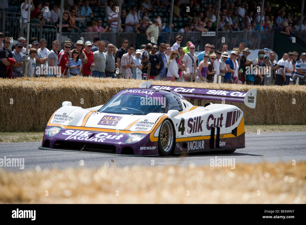 Silk Cut Jaguar XJR-8/9 à Goodwood Festival of Speed Banque D'Images