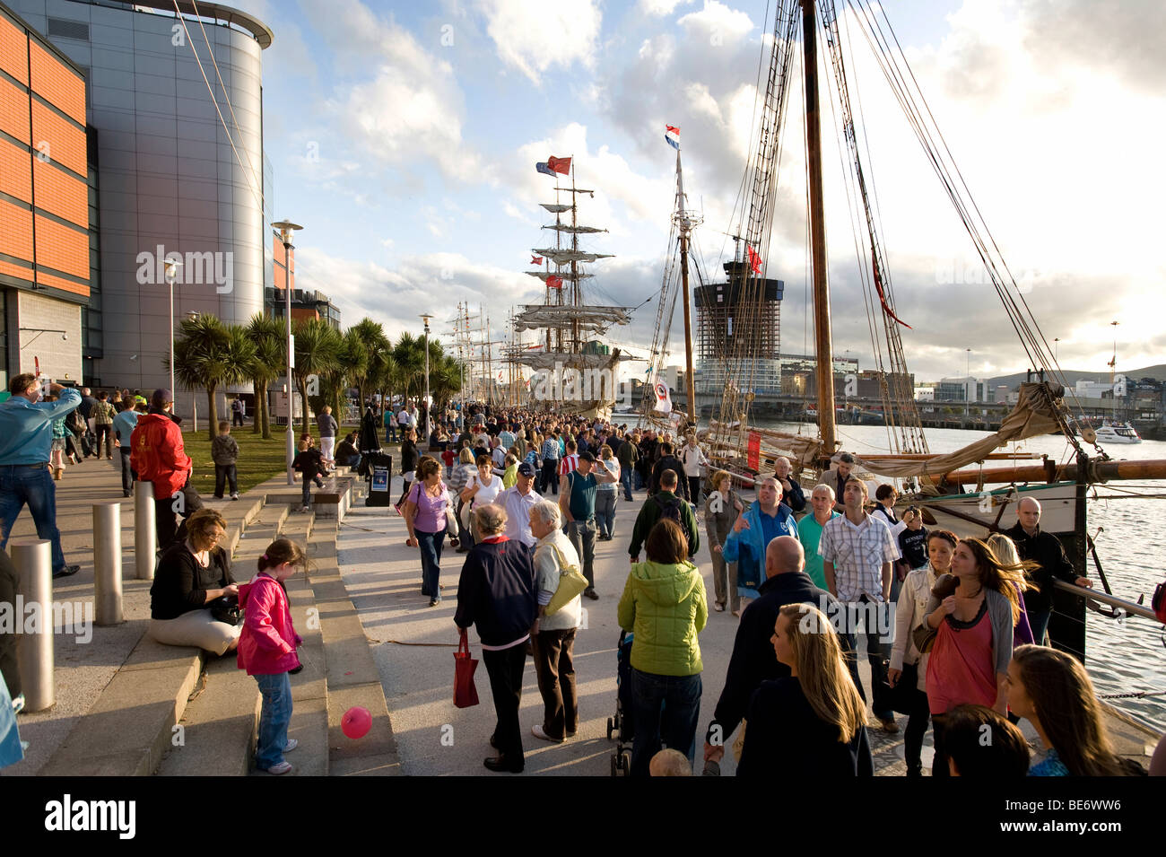 Tall Ships visiter Belfast Août 2009 ; Banque D'Images