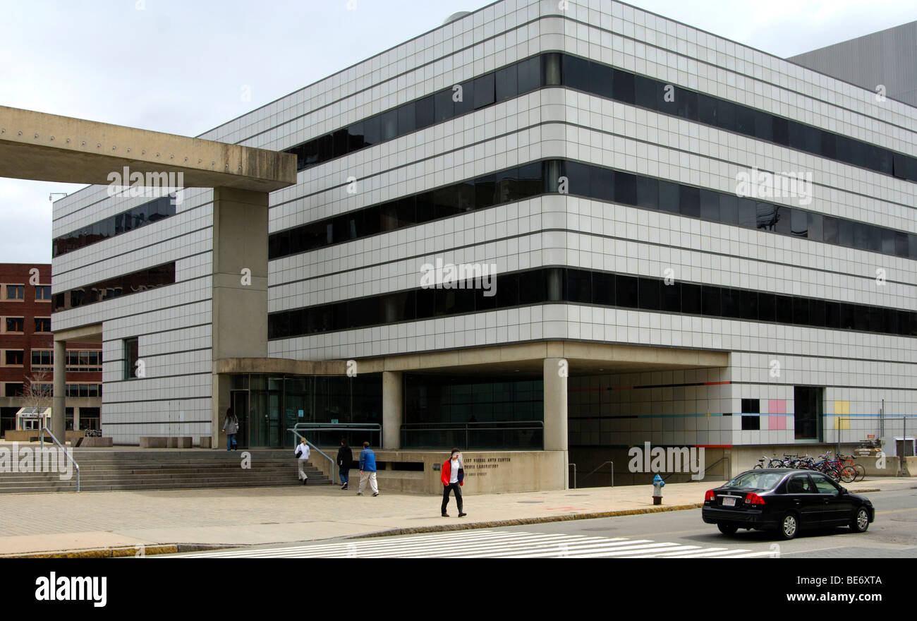 Bâtiment de la MIT Media Lab du Massachusetts Institute of Technology, MIT, Cambridge, Massachusetts, USA Banque D'Images