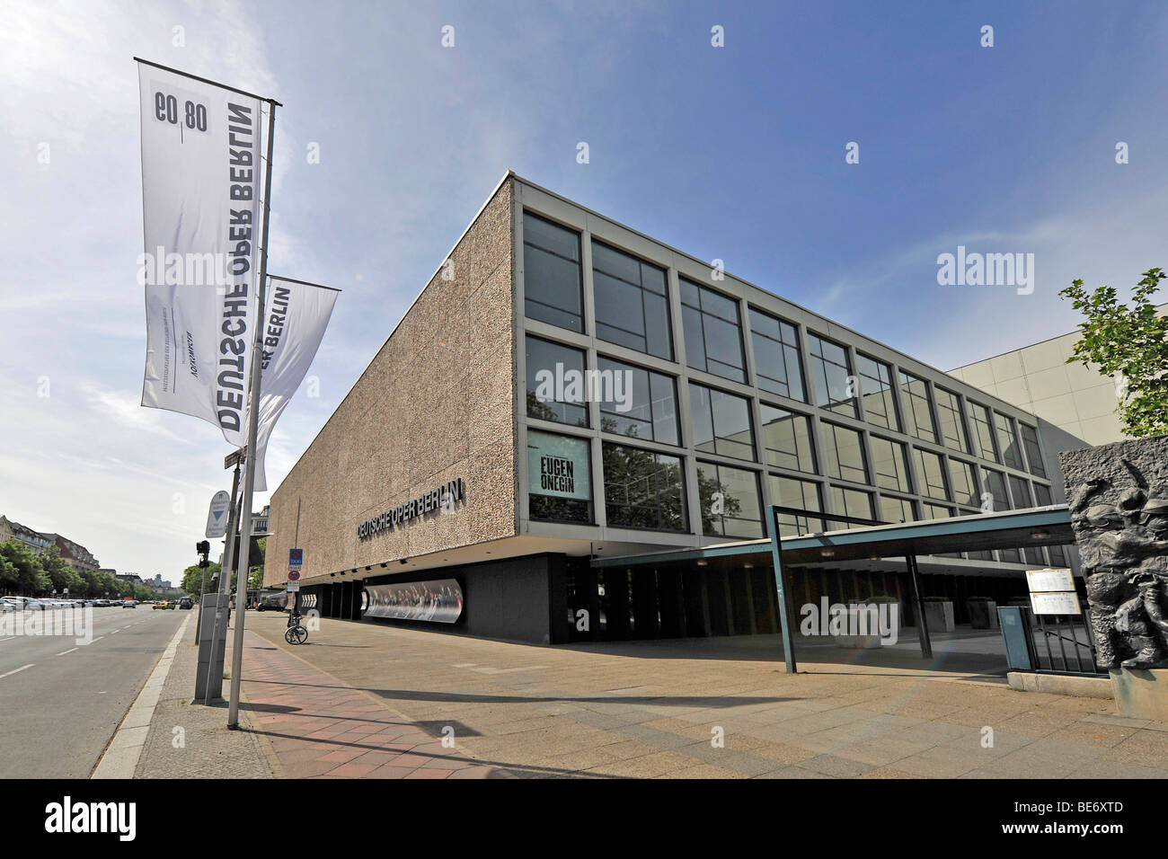Deutsche Oper Berlin, vue extérieure de l'opéra allemand de Berlin, Germany, Europe Banque D'Images