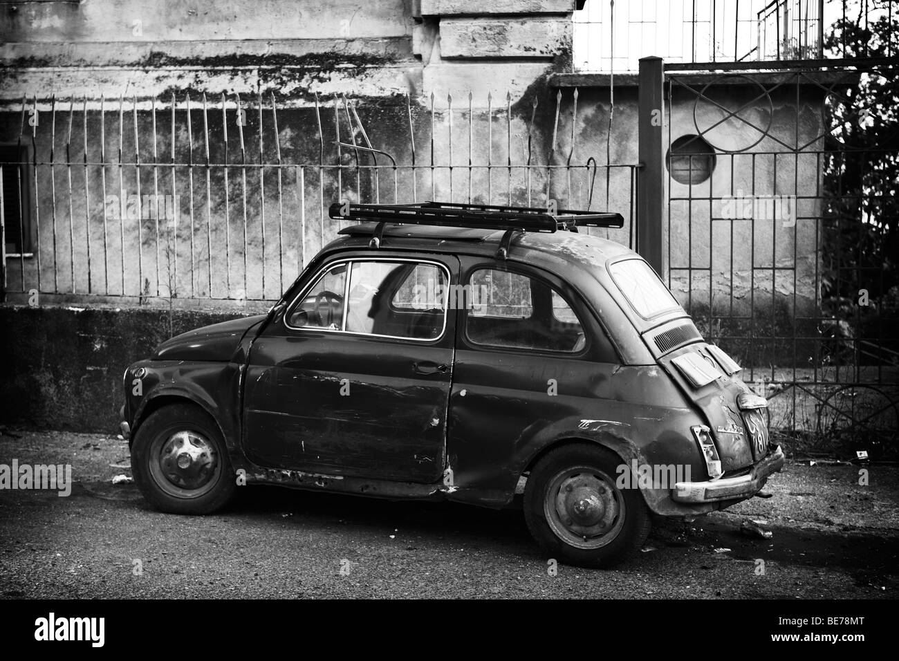 Fiat 500, Calabre, Italie Banque D'Images