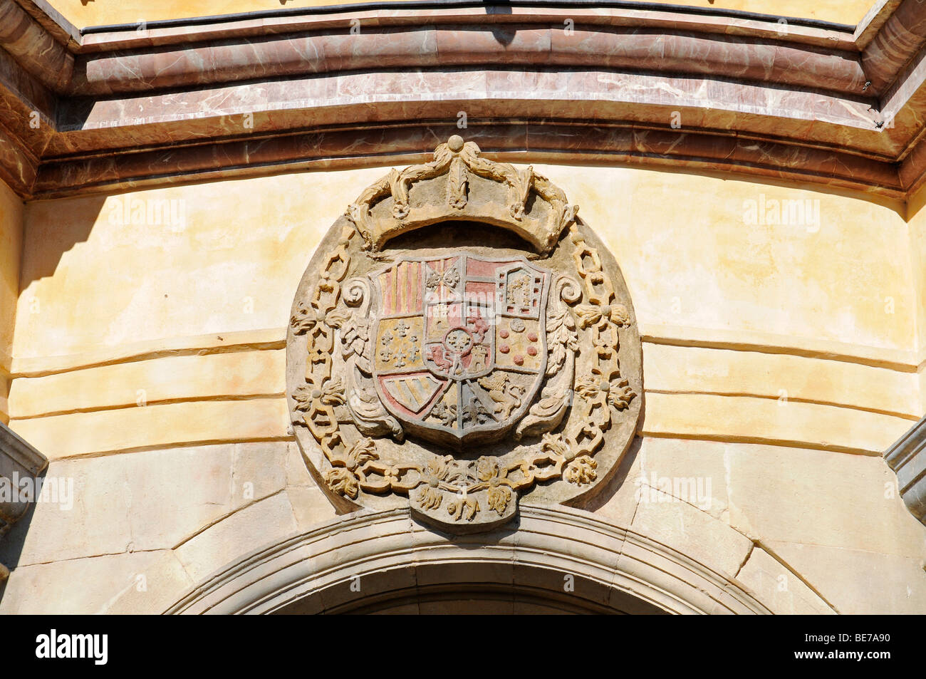 Crest, templete, monument, Caravaca de la Cruz, ville sacrée, Murcia, Espagne, Europe Banque D'Images