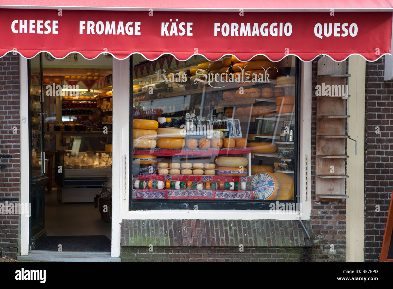 Dutch cheese shop. Edam, Pays-Bas Banque D'Images