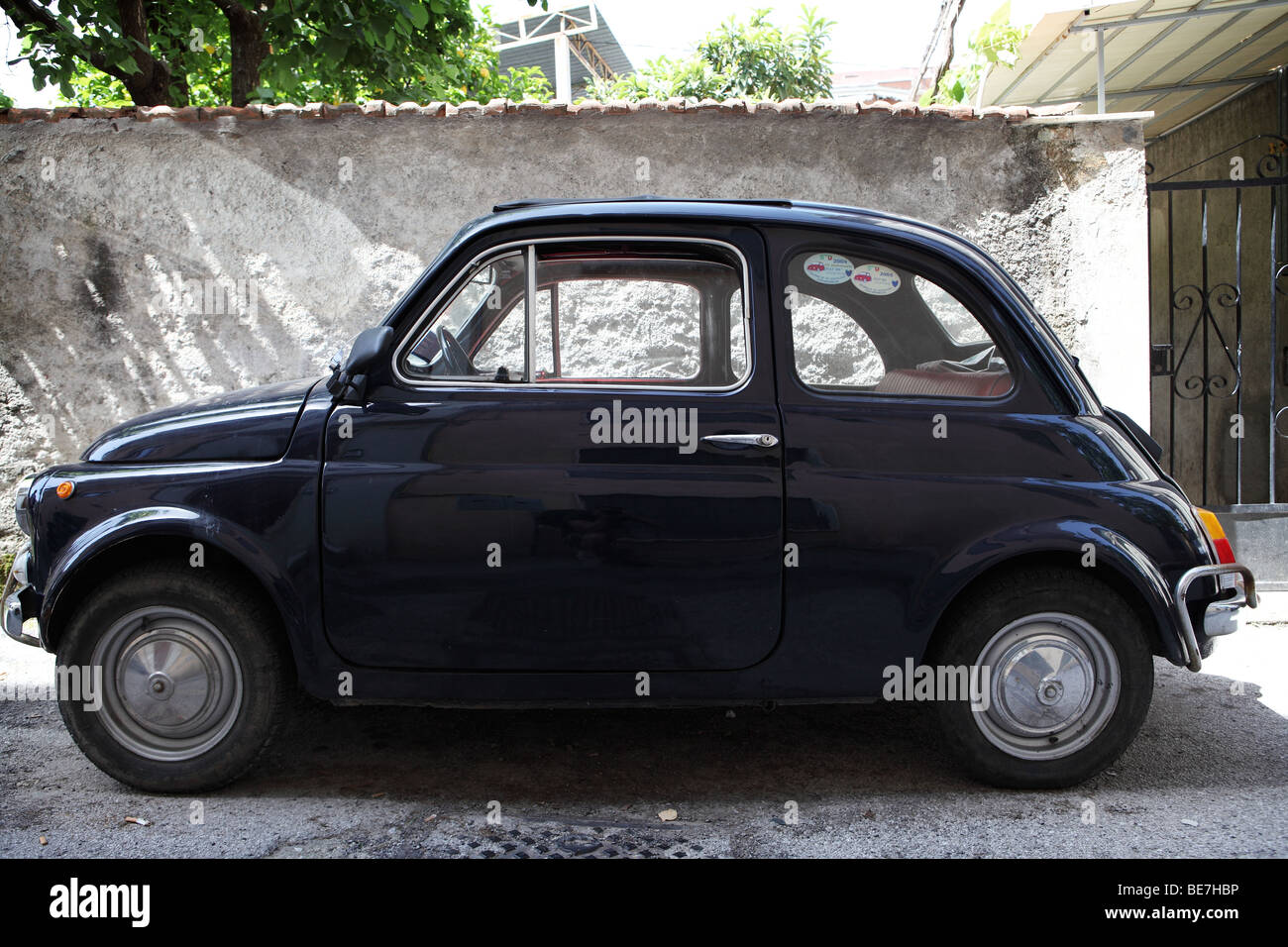 Fiat 500, Calabre, Italie Banque D'Images