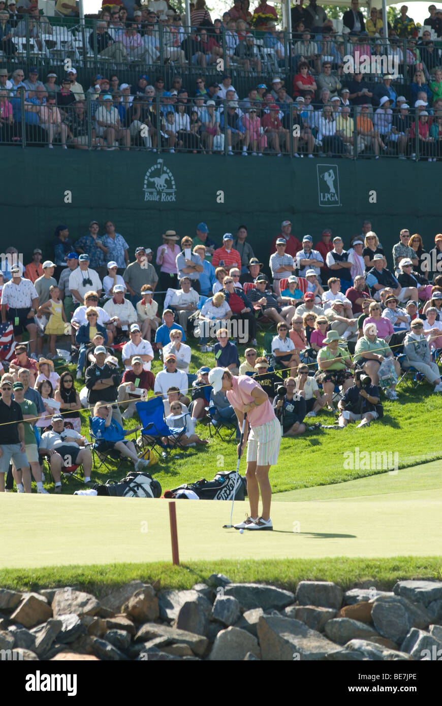 Tournoi de golf LPGA à Bulle Rock, comté de Harford MD Santé supérieure Chesapeake accepter vérifier de MCDONALD'S Banque D'Images