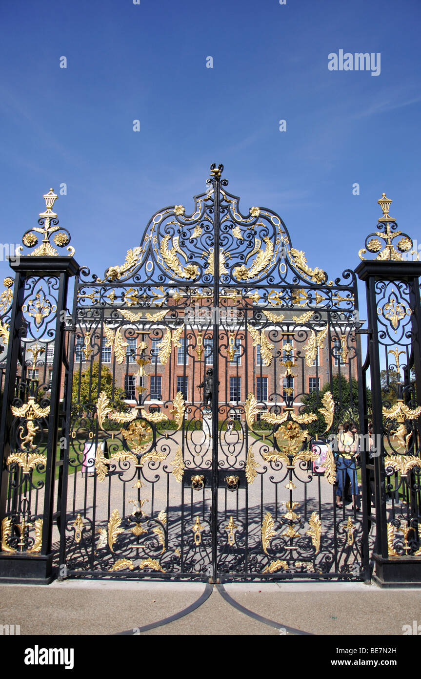 Kensington Palace, Kensington Gardens, Kensington, Kensington et Chelsea, Arrondissement de Londres, Angleterre, Royaume-Uni Banque D'Images