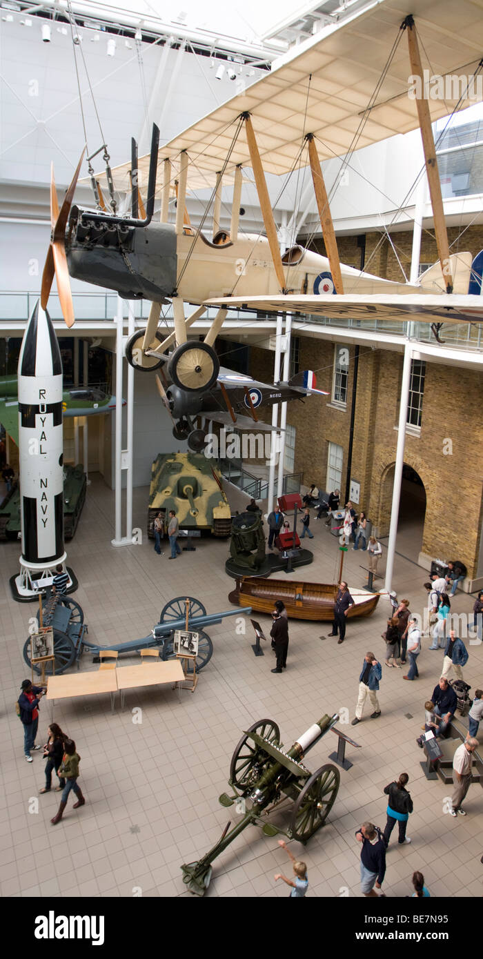 Hall principal - Imperial War Museum - Londres Banque D'Images
