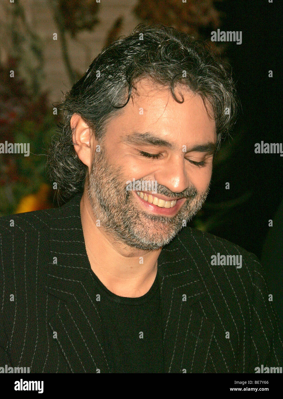 Le chanteur italien Andrea Bocelli - en 2006 Banque D'Images