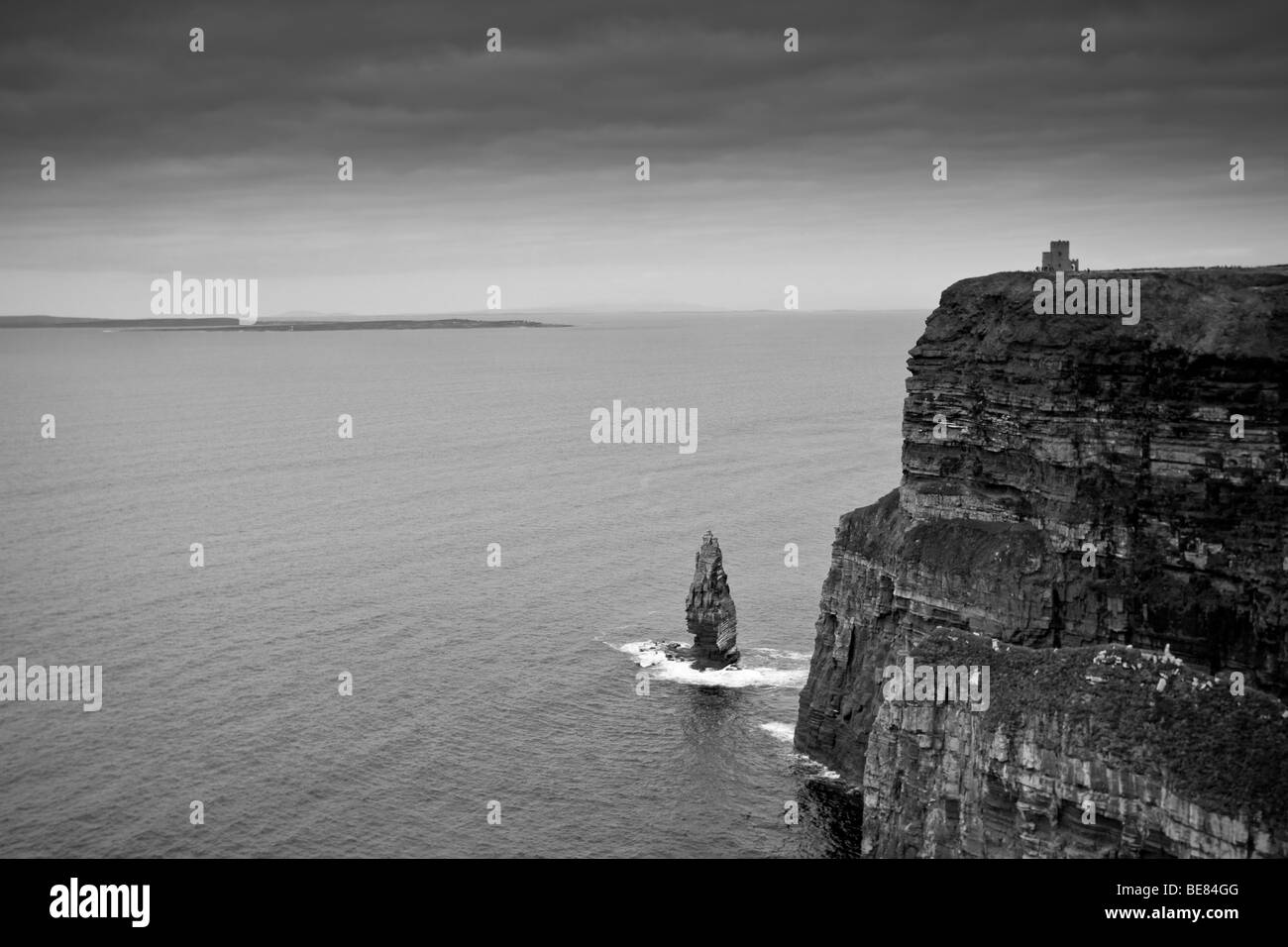 Les falaises de Moher sur les côtes de l'Irlande, Galway Banque D'Images