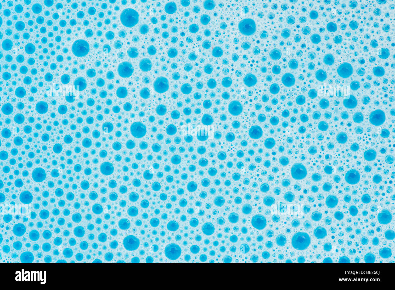L'eau bleu clair motif bulles Banque D'Images