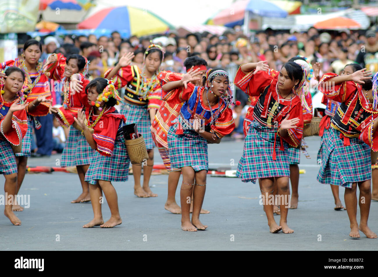 Festival de kadayawan davao Davao del norte Mindanao aux Philippines Banque D'Images