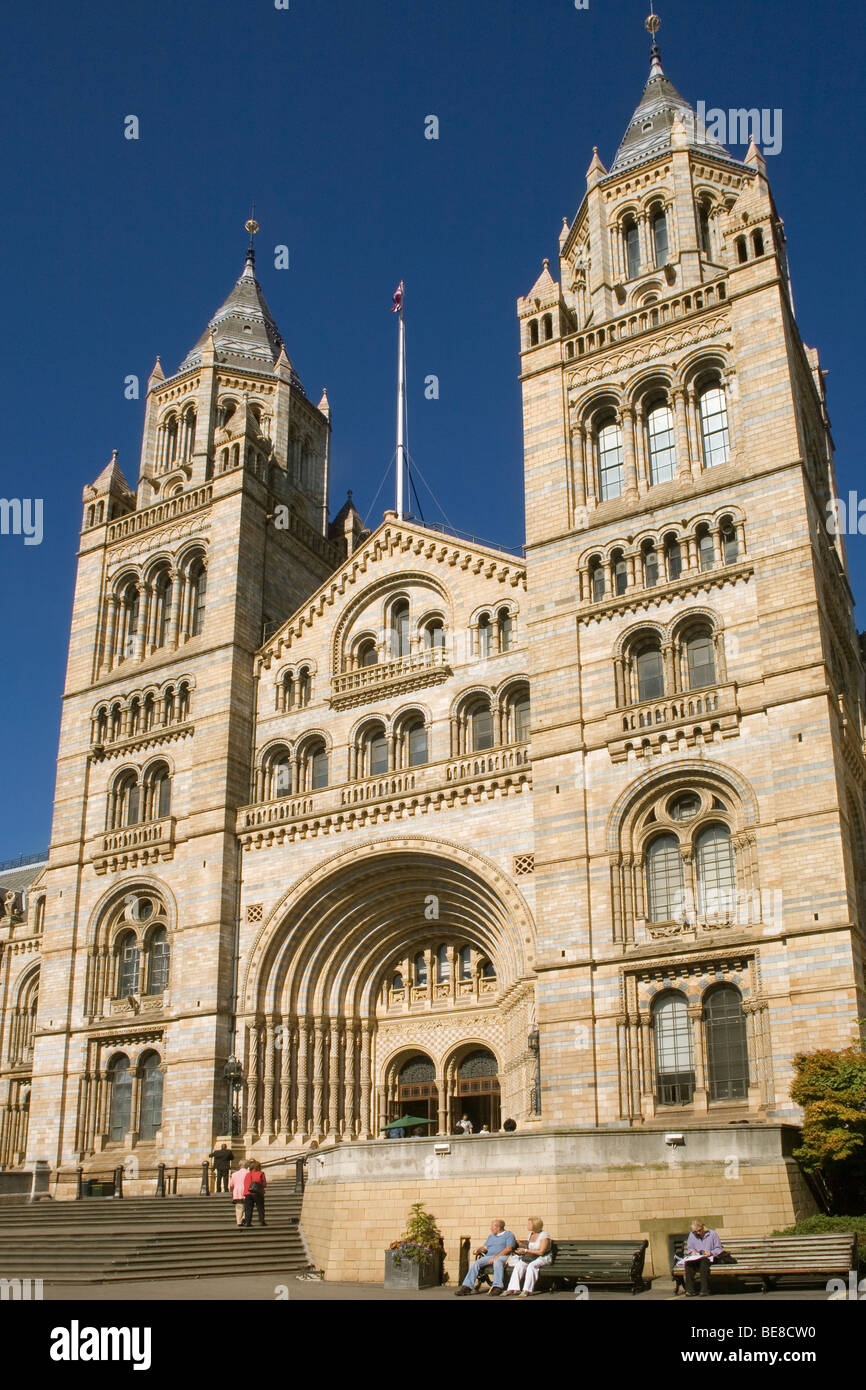 Musée d'Histoire Naturelle de Londres Banque D'Images