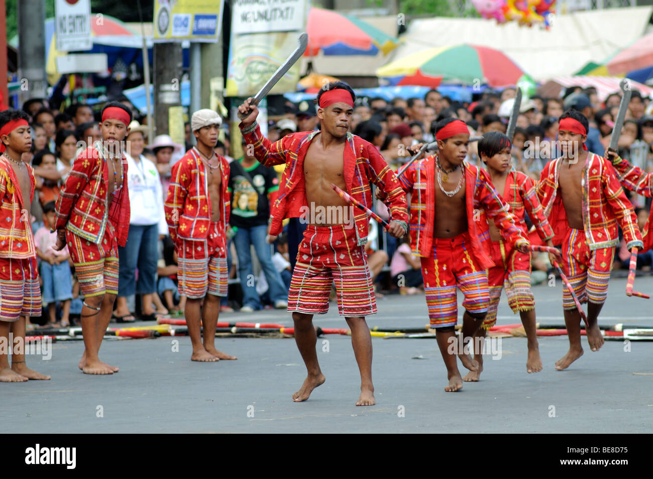 Festival de kadayawan davao Davao del norte Mindanao aux Philippines Banque D'Images