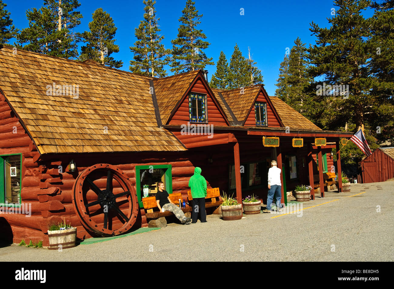 Tioga Pass Resort Yosemite National Park, en Californie. Banque D'Images
