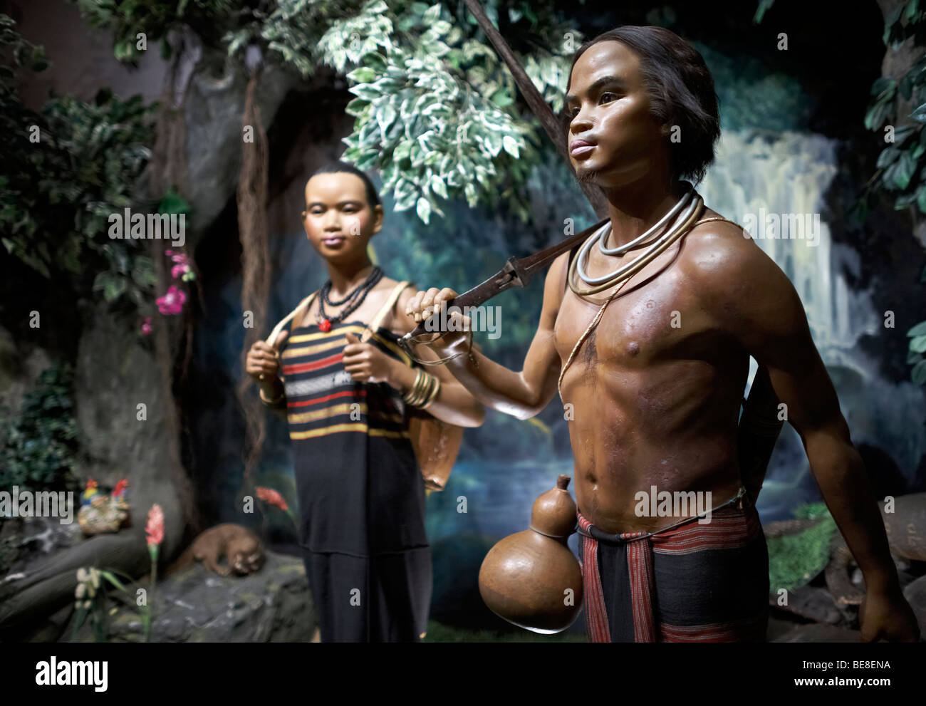 Centre Culturel de Siem Reap. Exposition d'original et de la vie de village traditionnelle cambodgienne de Siem Reap au Cambodge centre culturel S. E. Asie Banque D'Images