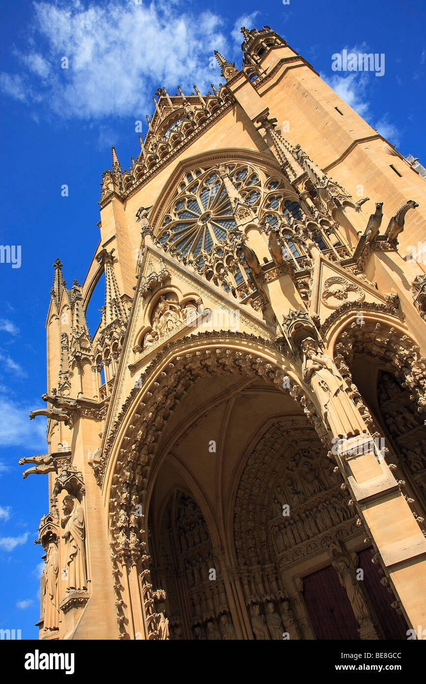 Cathédrale SAINT-ETIENNE, METZ Banque D'Images