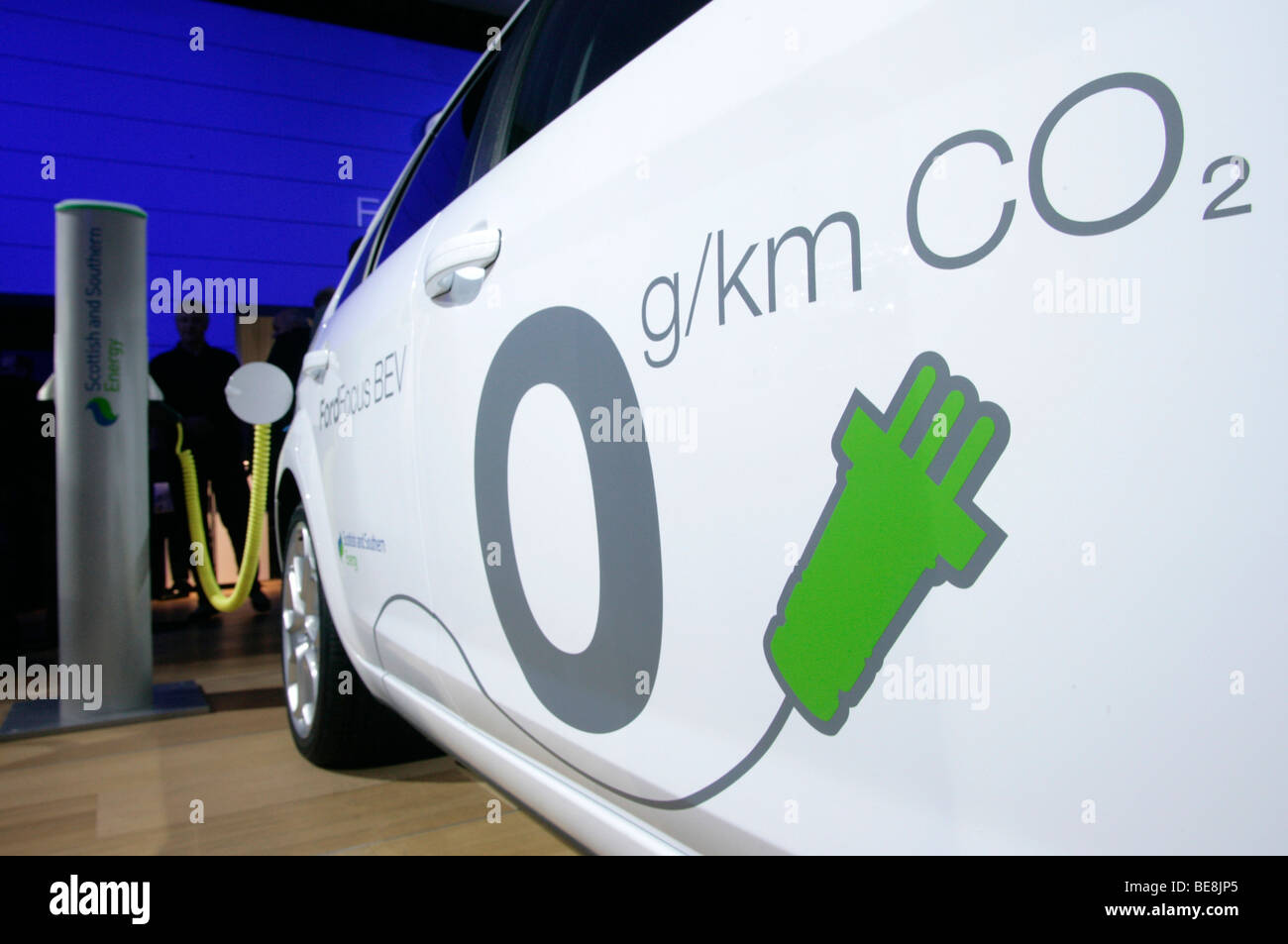 Voiture électrique la Ford Focus BEV au 63. Salon de l'automobile IAA de Francfort/Allemagne, 15.9.2009 Banque D'Images