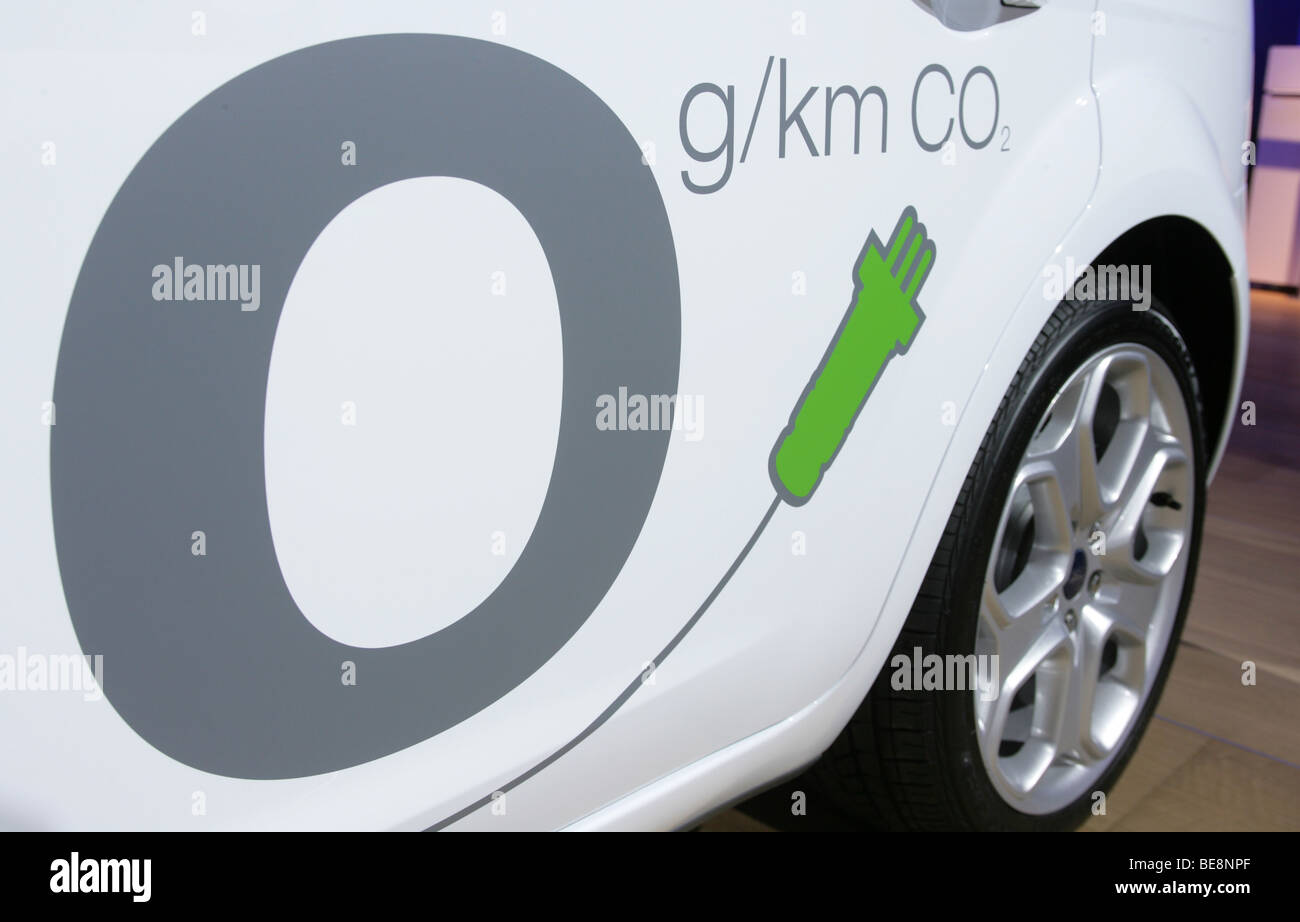 Voiture électrique la Ford Focus BEV au 63. Salon de l'automobile IAA de Francfort/Allemagne, 15.9.2009 Banque D'Images