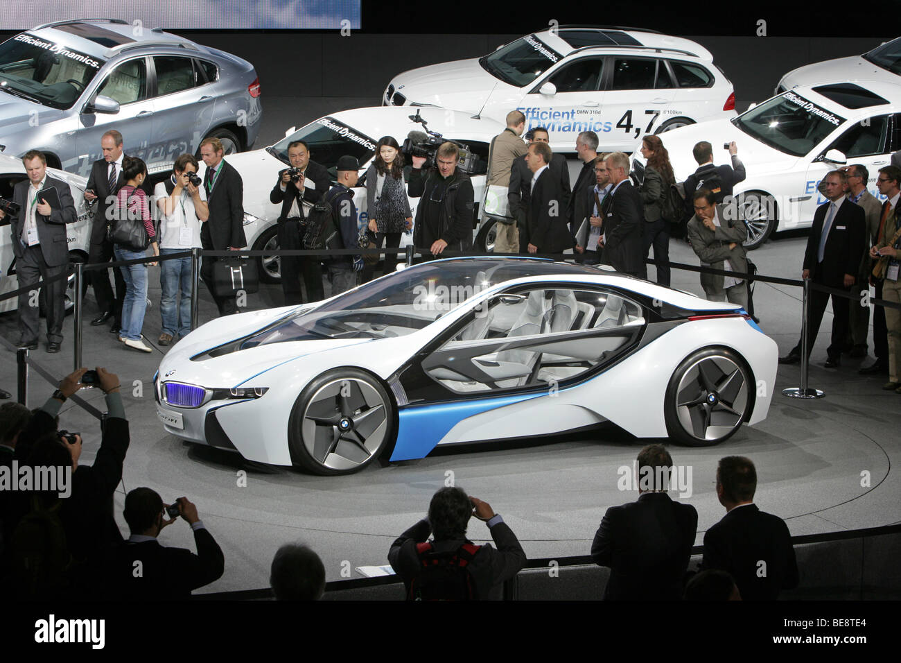 Voiture électrique BMW Vision au 63. Salon de l'automobile IAA de Francfort, Allemagne, 15.9.2009 Banque D'Images