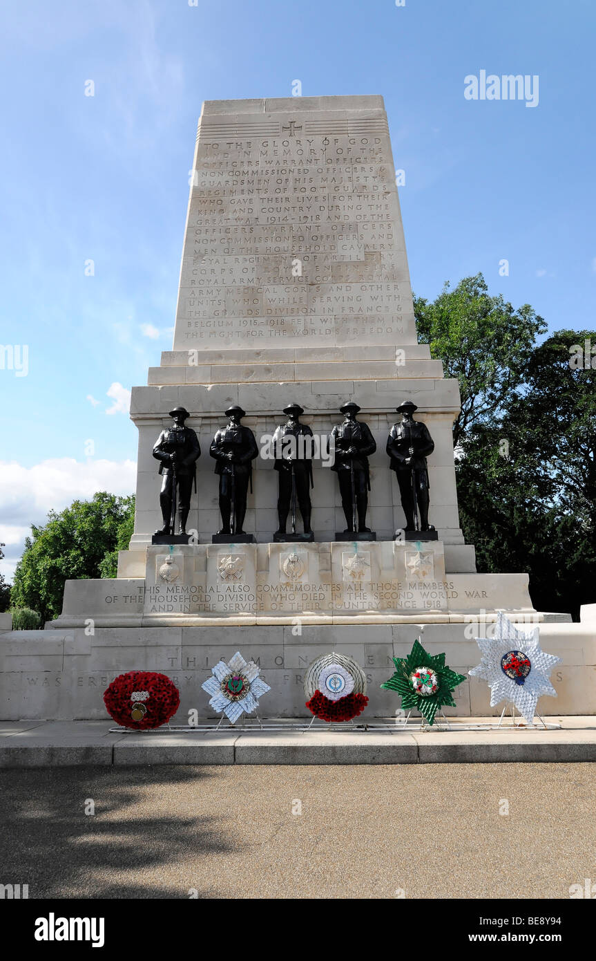 Monument commémoratif de guerre 1914 - 1918, Horse Guards Road, Londres, Angleterre, Royaume-Uni, Europe Banque D'Images