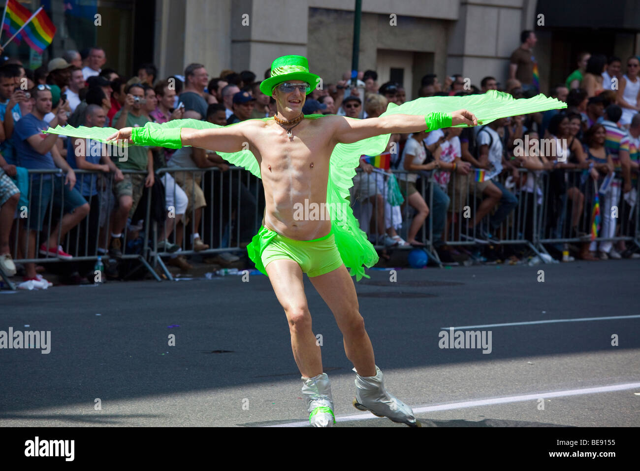 Gay Pride Parade à Manhattan, New York City Banque D'Images