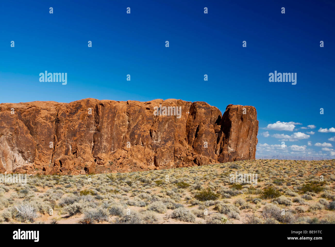 Vallée de Feu Park, Nevada, USA Banque D'Images