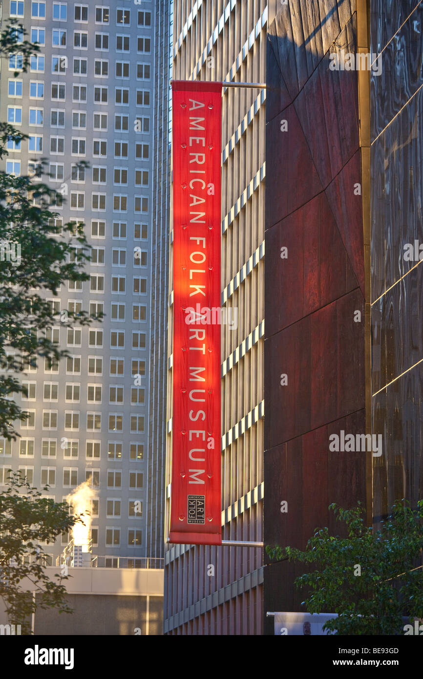 American Folk Art Museum à New York City Manhattan Banque D'Images