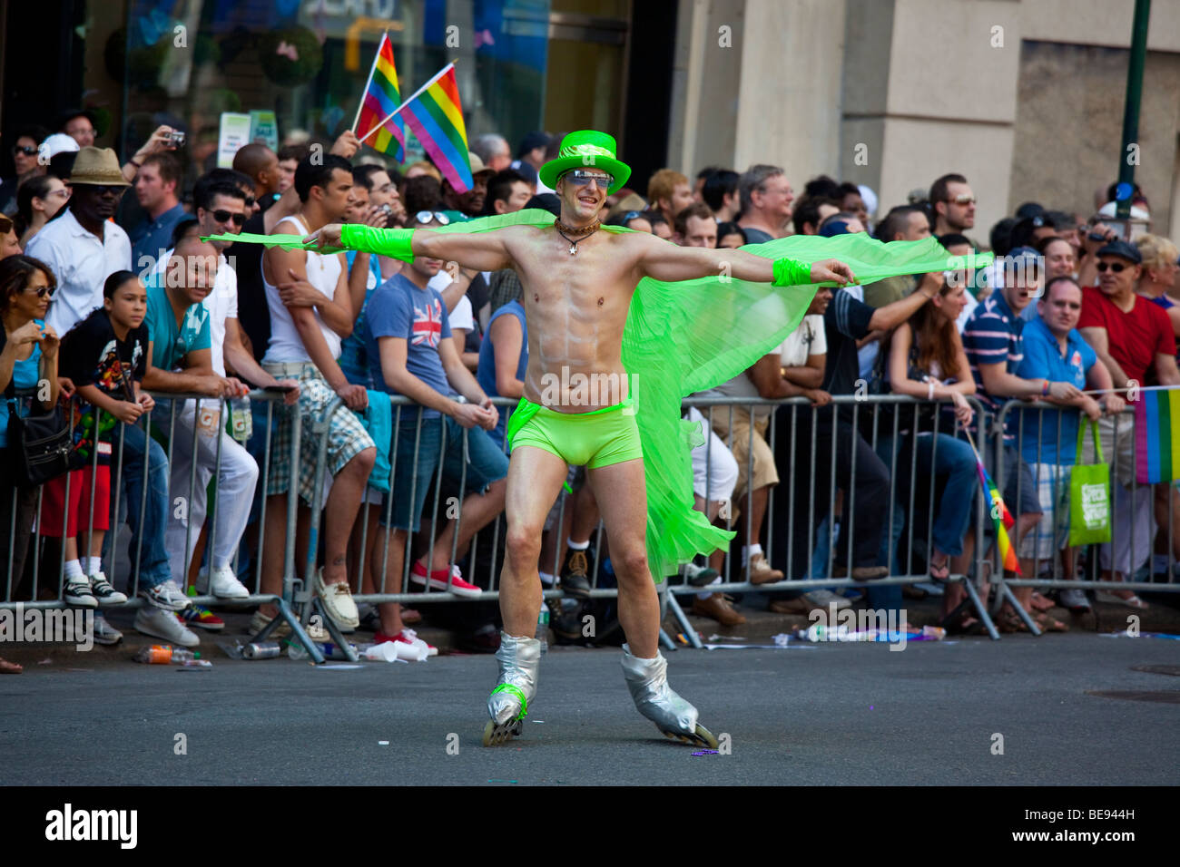 Gay Pride Parade à Manhattan, New York City Banque D'Images