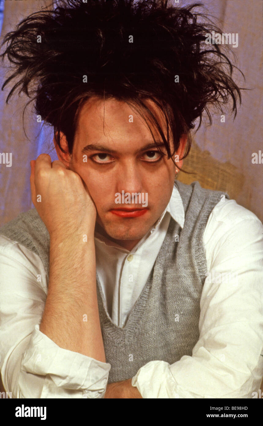 La cure - groupe pop britannique avec Robert Smith Banque D'Images