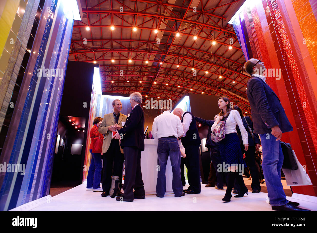 Johnson et le commerce Laboratoire de stand. 100 % Design London show. Earls Court 2009 Banque D'Images