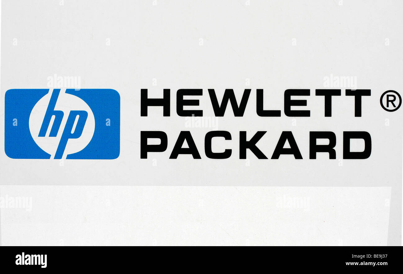 Logo de "Hewlett Packard" Banque D'Images