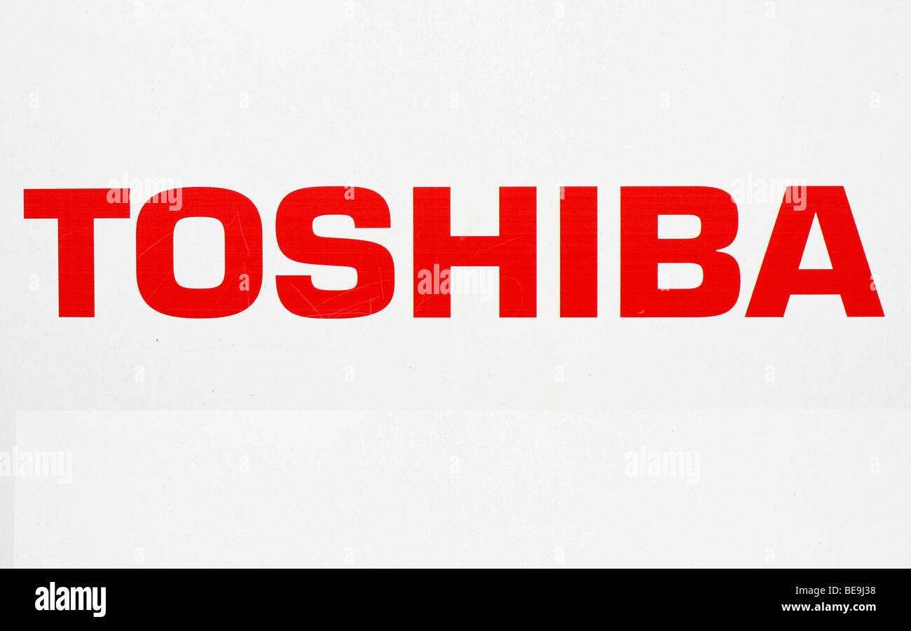 Logo de 'Toshiba' Banque D'Images