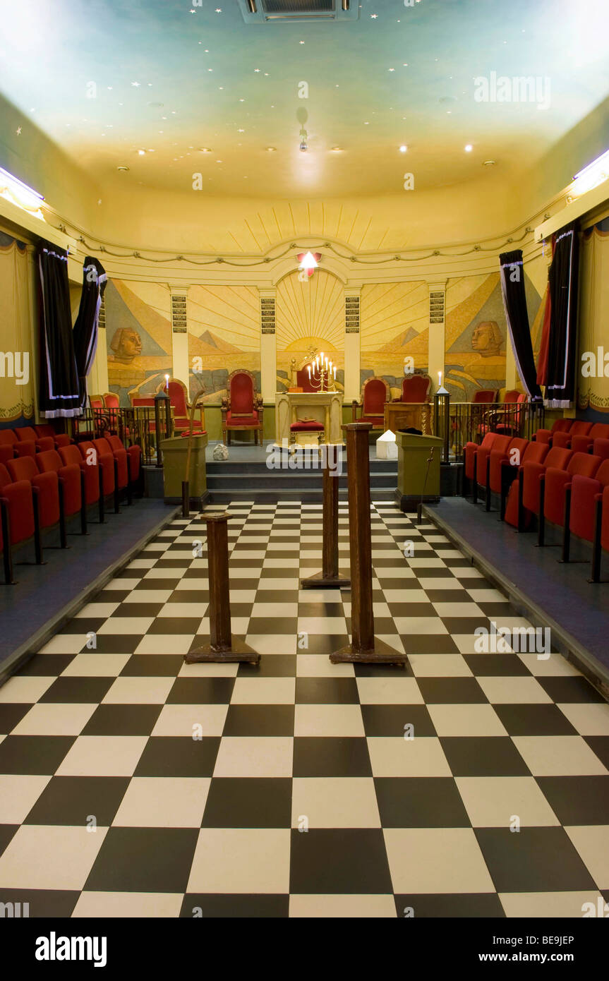 La Franc-maçonnerie : Marseille temple maçonnique Banque D'Images