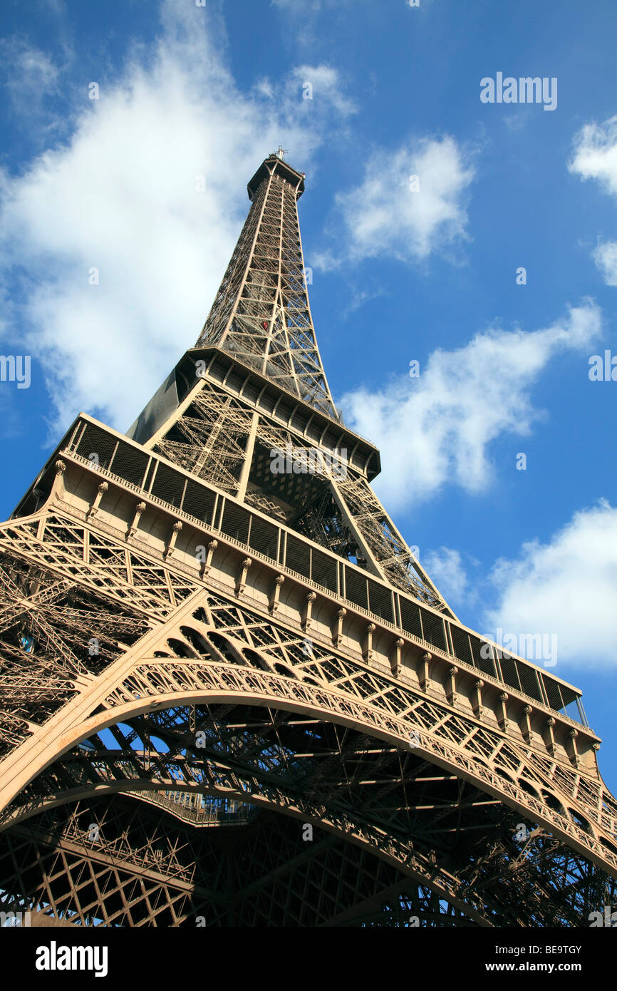 Tour Eiffel Tower Paris France Banque D'Images