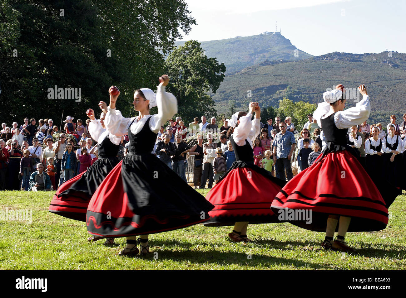 Pays basque Banque D'Images