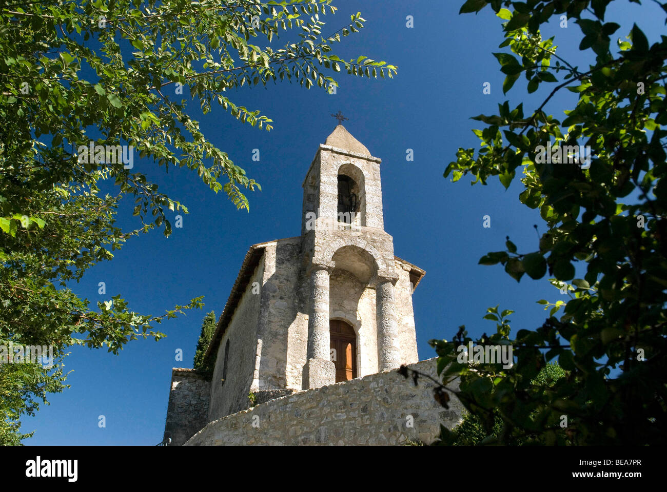 Benoit-en-Diois (26) : l'église Banque D'Images