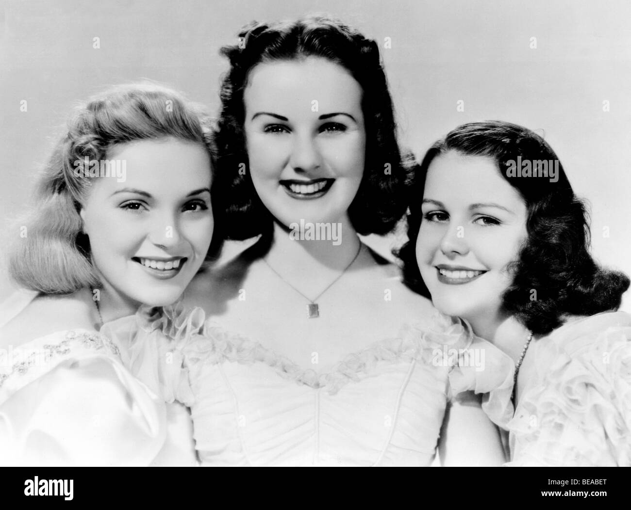 3 SMART FILLES GRANDISSENT - 1939 film Universal avec Deanna Durbin Banque D'Images